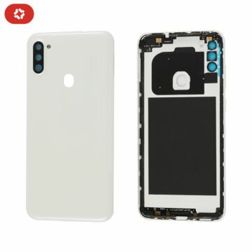 Coque arrière samsung A11 A115F blanc - S+