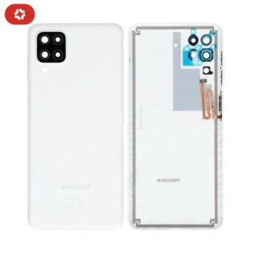 Coque arrière samsung A12 A125F blanc - S+