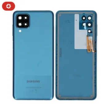 Coque arrière samsung A12 A125F bleu - S+