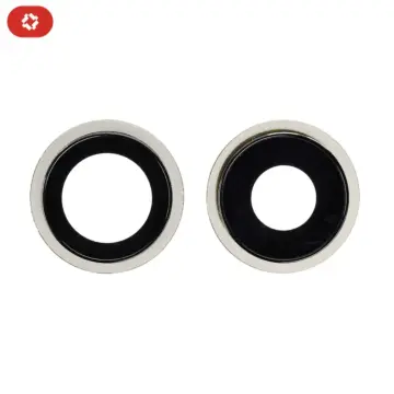 Lentille caméra + anneau blanc iPhone 12M/12 - OEM NEW