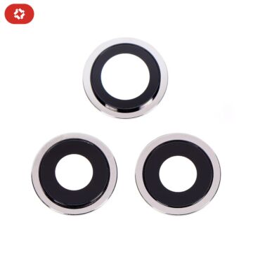 Lentille caméra + anneau argent iPhone 12 Pro - OEM NEW