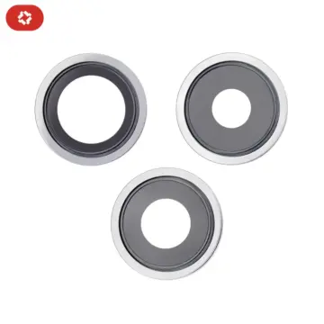 Lentille caméra + anneau blanc iPhone 13P/13 Pro Max OEM NEW