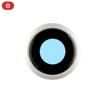 Lentille caméra + anneau blanc iPhone 8 - OEM NEW