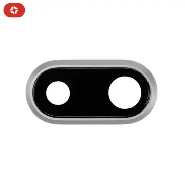 Lentille caméra + anneau blanc iPhone 8 Plus - OEM NEW