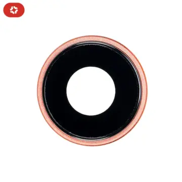 Lentille caméra + anneau corail iPhone XR - OEM NEW