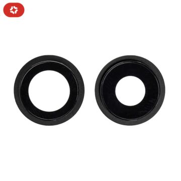 Lentille caméra + anneau noir iPhone 12M/12 - OEM NEW