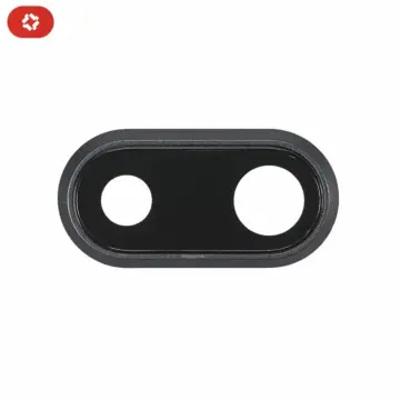 Lentille caméra + anneau noir iPhone 8 Plus - OEM NEW