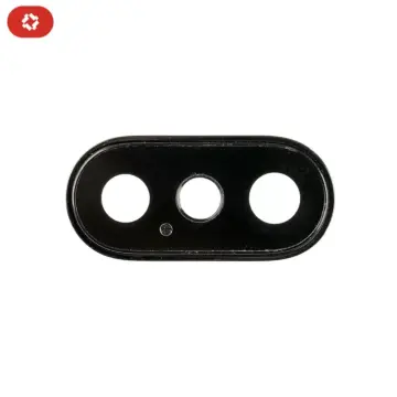 Lentille caméra + anneau noir iPhone X - OEM NEW