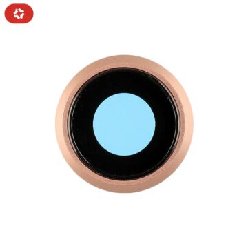 Lentille caméra + anneau or iPhone 8 - OEM NEW