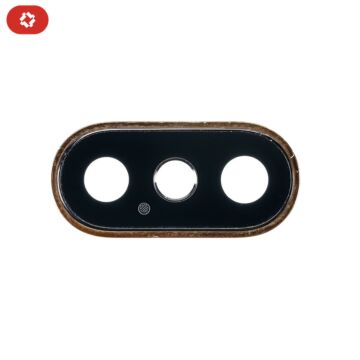 Lentille caméra + anneau or iPhone XS/XSM - OEM NEW