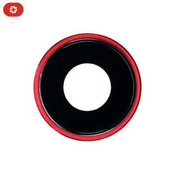 Lentille caméra + anneau rouge iPhone XR - OEM NEW