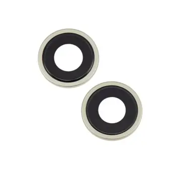 Lentille caméra + anneau jaune iPhone 15/15 Plus - OEM NEW