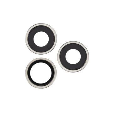 Lentille caméra + anneau blanc iPhone 15 Pro - OEM NEW
