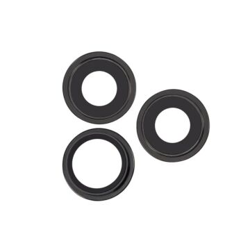Lentille caméra + anneau noir iPhone 15 Pro - OEM NEW