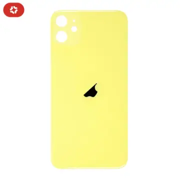 Vitre arrière iPhone 11 Jaune - S+