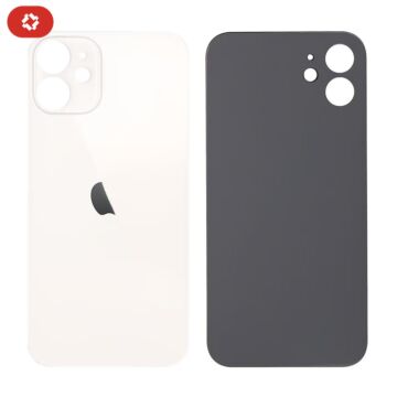 Vitre arrière iPhone 12 Blanc - S+