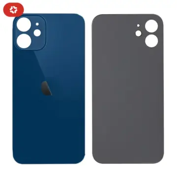 Vitre arrière iPhone 12 Bleu - S+