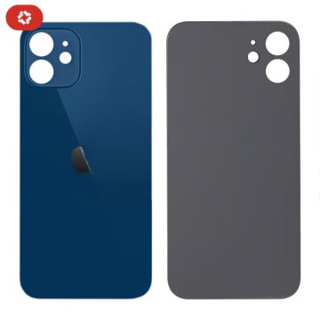 Vitre arrière iPhone 12 Mini Bleu - S+