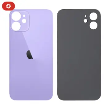 Vitre arrière iPhone 12 Mini Violet - S+