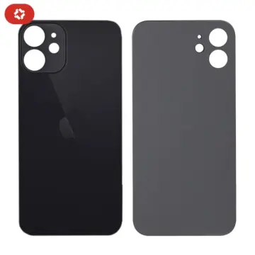 Vitre arrière iPhone 12 Noir - S+