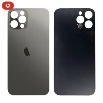 Vitre arrière iPhone 12 Pro Noir - S+