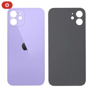 Vitre arrière iPhone 12 Violet - S+