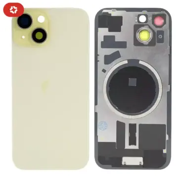 Vitre arrière iPhone 15 Jaune - S+