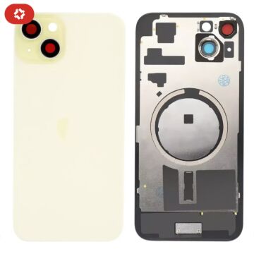 Vitre arrière iPhone 15 Plus Jaune - S+