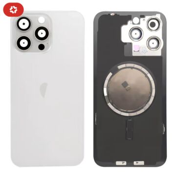 Vitre arrière iPhone 15 Pro Max Blanc - S+