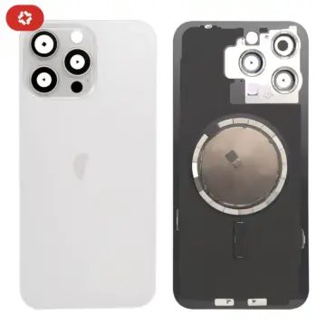 Vitre arrière iPhone 15 Pro Max Blanc - S+