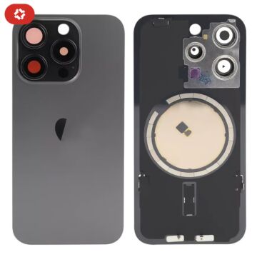Vitre arrière iPhone 15 Pro Noir - S+