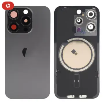 Vitre arrière iPhone 15 Pro Noir - S+