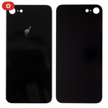 Vitre arrière iPhone 8 Noir - S+