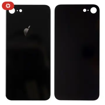 Vitre arrière iPhone 8 Noir - S+