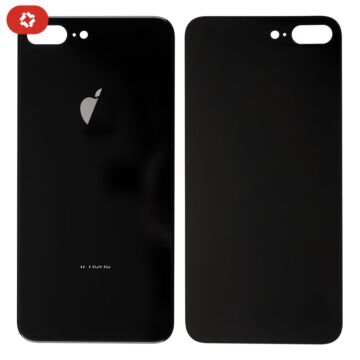 Vitre arrière iPhone 8 Plus Noir - S+
