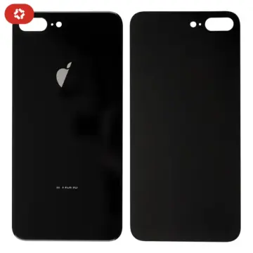 Vitre arrière iPhone 8 Plus Noir - S+