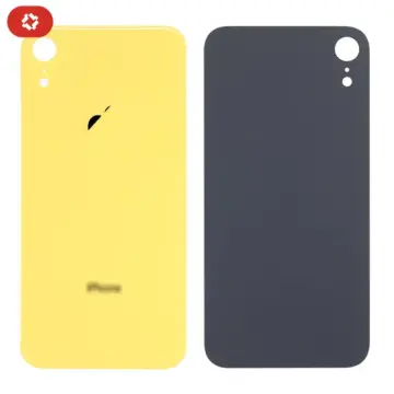 Vitre arrière iPhone XR Jaune - S+