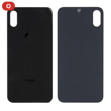 Vitre arrière iPhone XS Noir - S+