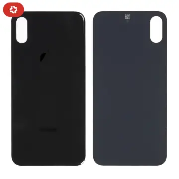 Vitre arrière iPhone XS Noir - S+
