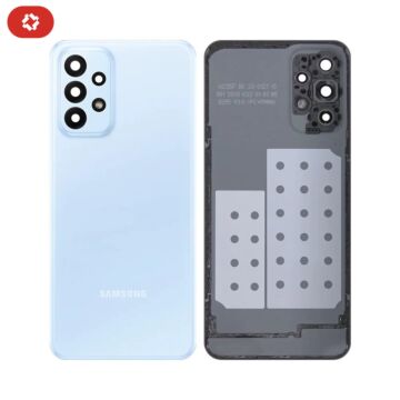 Vitre arrière samsung A23 4G A235F bleu - S+