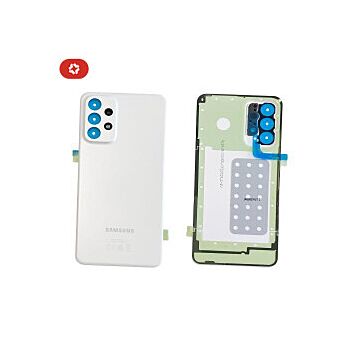 Vitre arrière samsung A23 5G A236B blanc - S+