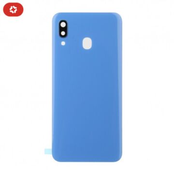 Vitre arrière samsung A30 A305F bleu - S+