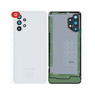 Vitre arrière samsung A32 4G A325F blanc - S+