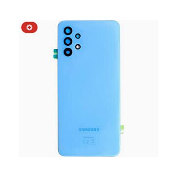 Vitre arrière samsung A32 4G A325F bleu - S+