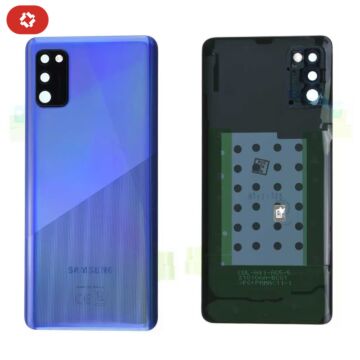 Vitre arrière samsung A41 A415F bleu - S+