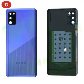Vitre arrière samsung A41 A415F bleu - S+