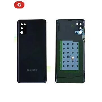 Vitre arrière samsung A41 A415F noir - S+