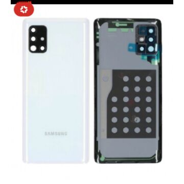 Vitre arrière samsung A51 5G A516B blanc - S+