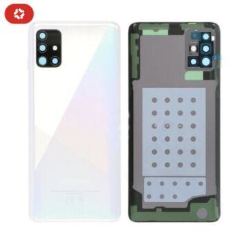 Vitre arrière samsung A51 A515F blanc - S+