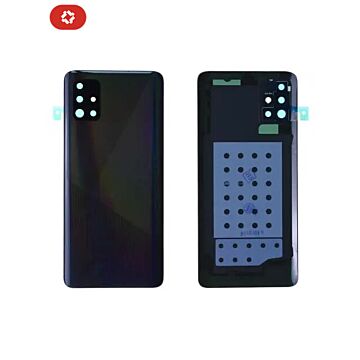 Vitre arrière samsung A51 A515F noir - S+